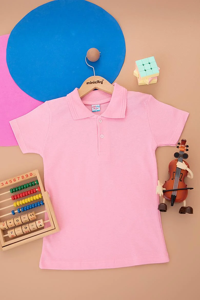 Çocuk Kısa Kollu Polo Yaka T-Shirt
