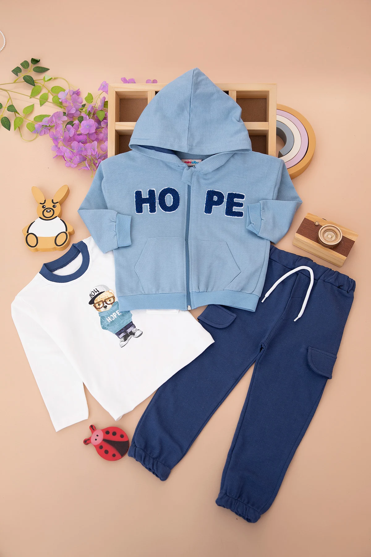 Erkek Çocuk Chicago Hope Üçlü Takım